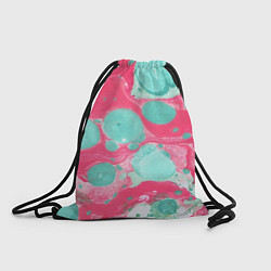 Мешок для обуви Watercolor: Pink & Turquoise