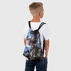 Рюкзак-мешок Monster Hunter: World, цвет: 3D-принт — фото 2