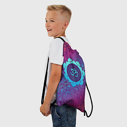 Рюкзак-мешок Роскошный Ом, цвет: 3D-принт — фото 2