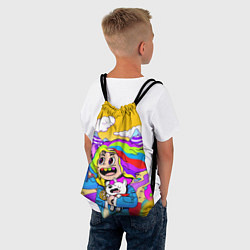 Рюкзак-мешок 69 Rainbow, цвет: 3D-принт — фото 2