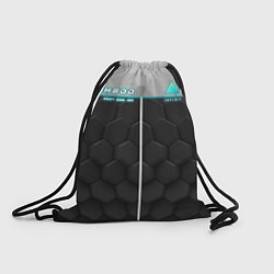 Рюкзак-мешок Detroit: RK800 Grey Style, цвет: 3D-принт