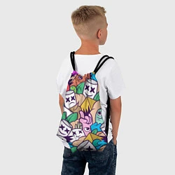 Рюкзак-мешок Marshmallow Colour, цвет: 3D-принт — фото 2