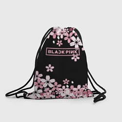 Мешок для обуви Black Pink: Pink Sakura
