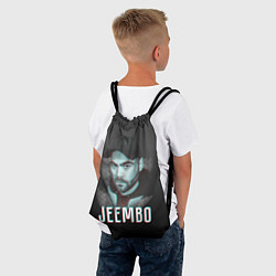 Рюкзак-мешок Jeembo glitch, цвет: 3D-принт — фото 2