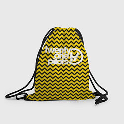 Рюкзак-мешок 21 Pilots: Yellow ZigZag, цвет: 3D-принт