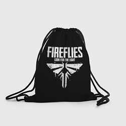 Рюкзак-мешок Fireflies: White Logo, цвет: 3D-принт