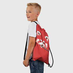Рюкзак-мешок Красная панда с кисточкой, цвет: 3D-принт — фото 2