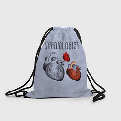 Рюкзак-мешок Cardiologist, цвет: 3D-принт