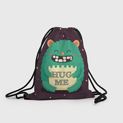 Рюкзак-мешок Monster: Hug me, цвет: 3D-принт