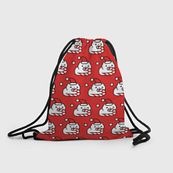 Рюкзак-мешок Новогодние котята, цвет: 3D-принт