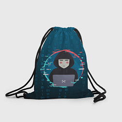 Рюкзак-мешок Anonymous hacker, цвет: 3D-принт