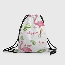 Рюкзак-мешок Lil Peep: Pink Flamingo, цвет: 3D-принт