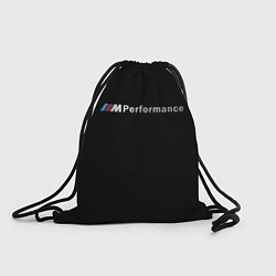 Рюкзак-мешок BMW PERFORMANCE ЧЁРНЫЙ БМВ, цвет: 3D-принт