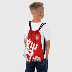 Рюкзак-мешок Манчестер Юнайтед, цвет: 3D-принт — фото 2