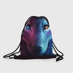 Рюкзак-мешок Волчий взгляд, цвет: 3D-принт
