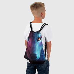Рюкзак-мешок Волчий взгляд, цвет: 3D-принт — фото 2