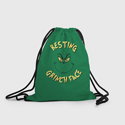 Рюкзак-мешок Resting Grinch Face, цвет: 3D-принт
