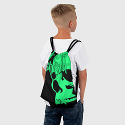 Рюкзак-мешок Slipknot: Acid Skull, цвет: 3D-принт — фото 2