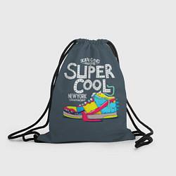Рюкзак-мешок Super Сool, цвет: 3D-принт