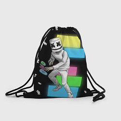 Рюкзак-мешок Marshmello 80's, цвет: 3D-принт