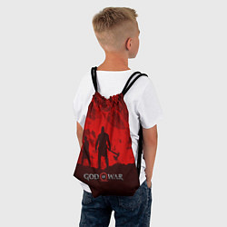 Рюкзак-мешок God of War: Blood Day, цвет: 3D-принт — фото 2