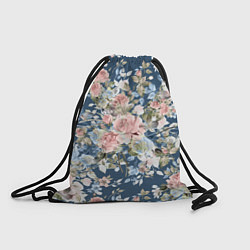 Рюкзак-мешок Цветущие розы, цвет: 3D-принт
