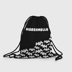 Рюкзак-мешок Marshmello: Dark Side, цвет: 3D-принт