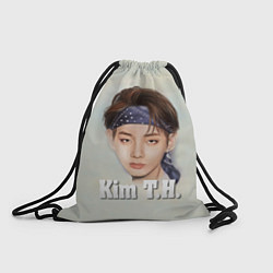 Рюкзак-мешок BTS Kim T.H., цвет: 3D-принт