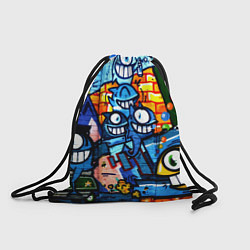 Рюкзак-мешок Graffiti Exclusive, цвет: 3D-принт