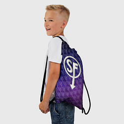 Рюкзак-мешок Sally Face: Violet SF, цвет: 3D-принт — фото 2
