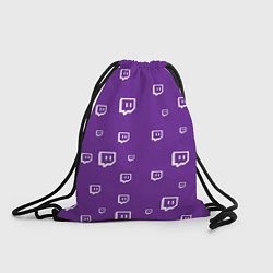 Рюкзак-мешок Twitch Pattern, цвет: 3D-принт