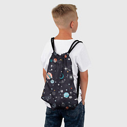 Рюкзак-мешок Загадочный космос, цвет: 3D-принт — фото 2