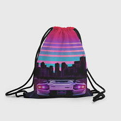 Рюкзак-мешок Racing 80s, цвет: 3D-принт