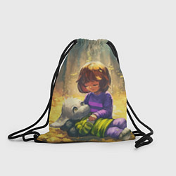 Рюкзак-мешок Фриск и Азриэль, цвет: 3D-принт