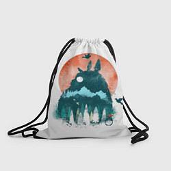 Рюкзак-мешок Лесной Тоторо, цвет: 3D-принт