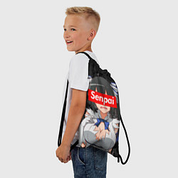 Рюкзак-мешок Senpai Boobs, цвет: 3D-принт — фото 2