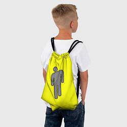 Рюкзак-мешок Billie Eilish: Grid Manikin, цвет: 3D-принт — фото 2