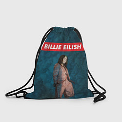 Рюкзак-мешок BILLIE EILISH, цвет: 3D-принт