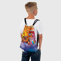 Рюкзак-мешок Brawl stars, цвет: 3D-принт — фото 2