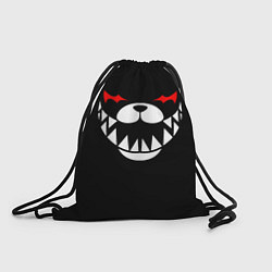 Рюкзак-мешок MONOKUMA BLACK, цвет: 3D-принт