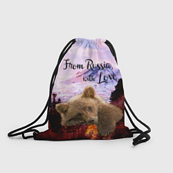 Рюкзак-мешок Из России с любовью, цвет: 3D-принт