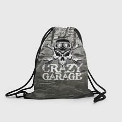 Рюкзак-мешок Crazy garage, цвет: 3D-принт