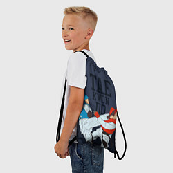 Рюкзак-мешок Taekwondo, цвет: 3D-принт — фото 2
