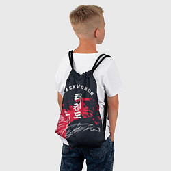 Рюкзак-мешок Тхэквондо, цвет: 3D-принт — фото 2