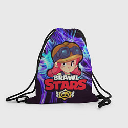 Рюкзак-мешок Brawl Stars - Jessie, цвет: 3D-принт