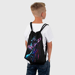 Рюкзак-мешок Fortnite Спина, цвет: 3D-принт — фото 2