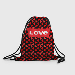 Рюкзак-мешок Love, цвет: 3D-принт