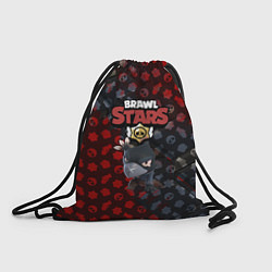 Рюкзак-мешок BRAWL STARS:CROW, цвет: 3D-принт