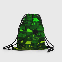 Рюкзак-мешок КАМУФЛЯЖНЫЕ ОСКОЛКИ, цвет: 3D-принт