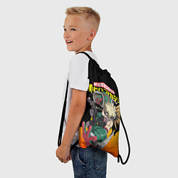 Рюкзак-мешок MY HERO ACADEMIA яркое пламя, цвет: 3D-принт — фото 2
